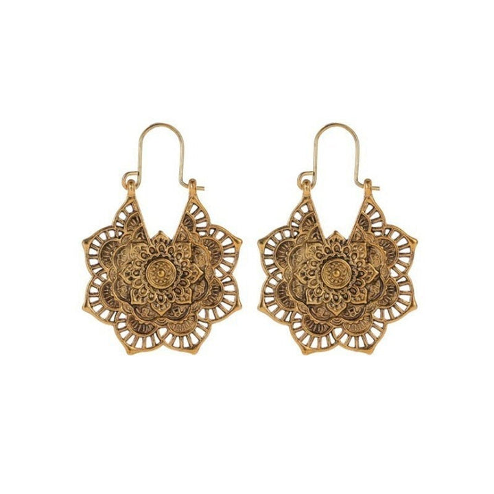 Lotus Mandala Boucles d'oreilles